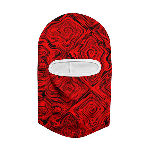 Балаклава Tie-Dye red / 3D-Белый – фото 2