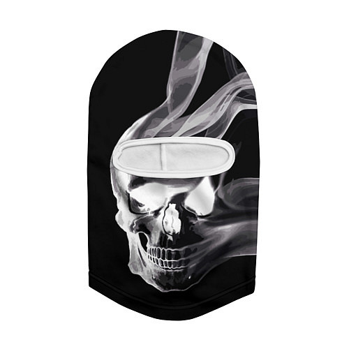 Балаклава Wind - smoky skull / 3D-Белый – фото 2