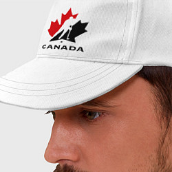 Бейсболка Canada, цвет: белый — фото 2
