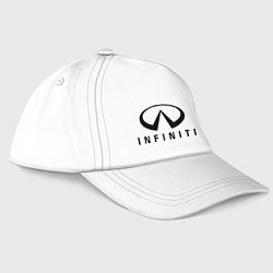 Бейсболка Infiniti logo, цвет: белый