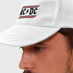Бейсболка AC/DC Voltage, цвет: белый — фото 2