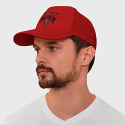 Бейсболка GTA V: Logo, цвет: красный