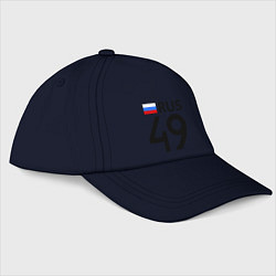 Бейсболка RUS 49, цвет: тёмно-синий