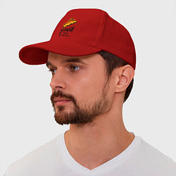 Бейсболка Ролики - моя жизнь, цвет: красный — фото 2