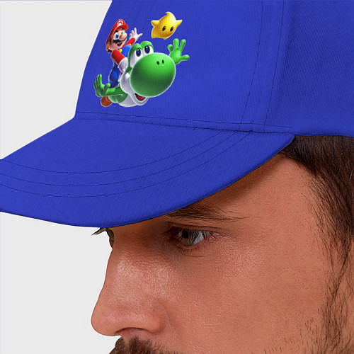 Бейсболка Mario&Yoshi / Синий – фото 2