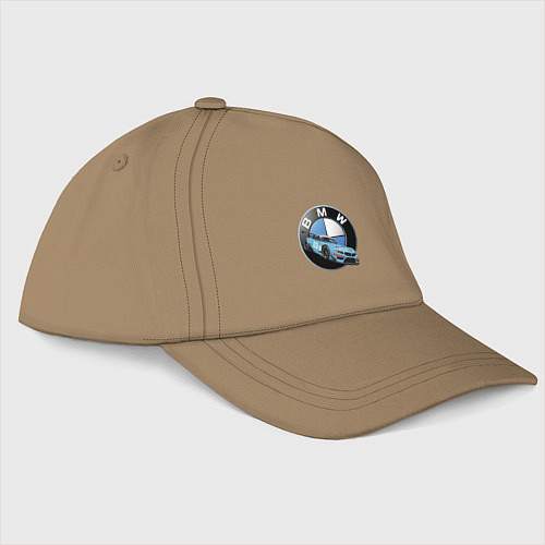 Бейсболка BMW самая престижная марка автомобиля / Миндальный – фото 1
