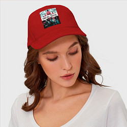 Бейсболка Play - Squid Game, цвет: красный — фото 2