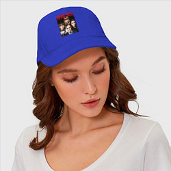 Бейсболка MANESKIN POSTER СОСТАВ, цвет: синий — фото 2