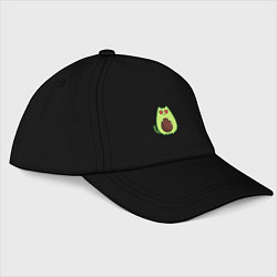 Бейсболка Avo cat o влюбился, цвет: черный