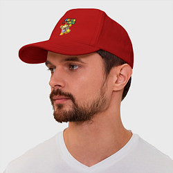 Бейсболка Bowser Junior Super Mario, цвет: красный