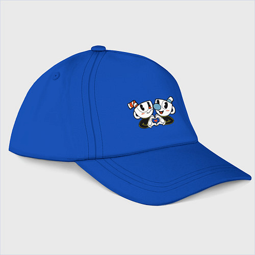 Бейсболка Друзья Cuphead / Синий – фото 1