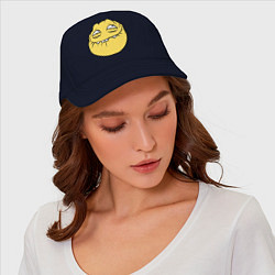 Бейсболка Тролль мем, цвет: тёмно-синий — фото 2