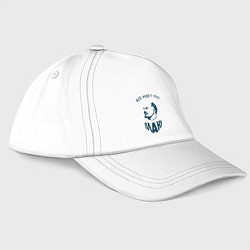 Бейсболка Ленин ссср, цвет: белый