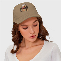 Бейсболка Hugs from crab, цвет: миндальный — фото 2