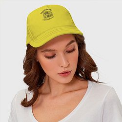 Бейсболка Retro hip hop music, цвет: желтый — фото 2