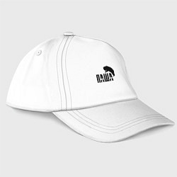 Бейсболка Паша и медведь, цвет: белый