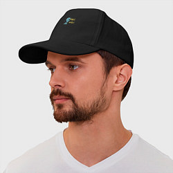 Бейсболка Косомс мой, цвет: черный — фото 2