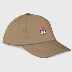 Бейсболка Olympique lyonnais fc, цвет: миндальный