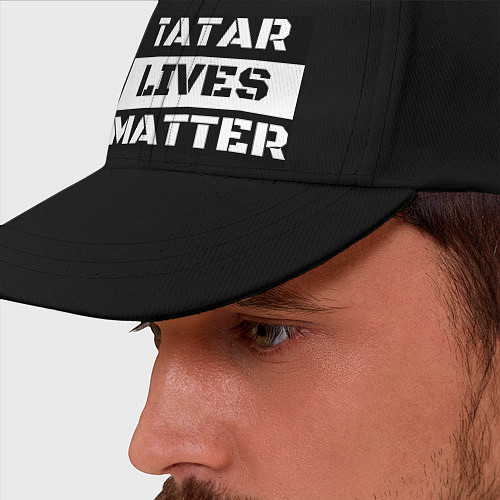 Бейсболка Tatar lives matter / Черный – фото 2