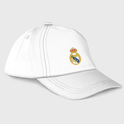 Бейсболка Real madrid fc sport, цвет: белый