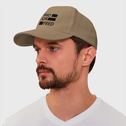 Бейсболка Mid or feed, цвет: миндальный — фото 2