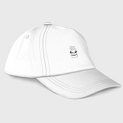 Бейсболка Ёпсель Мопсель, цвет: белый
