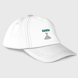 Бейсболка Гусси - два гуся, цвет: белый