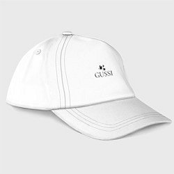 Бейсболка Гусси - летящие, цвет: белый