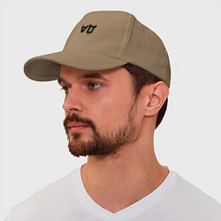 Бейсболка Перевёрнутое да, цвет: миндальный — фото 2