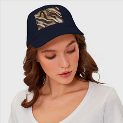 Бейсболка Красивая змеиная кожа, цвет: тёмно-синий — фото 2