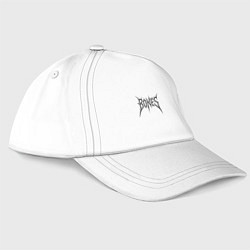 Бейсболка Bones металлическое лого, цвет: белый