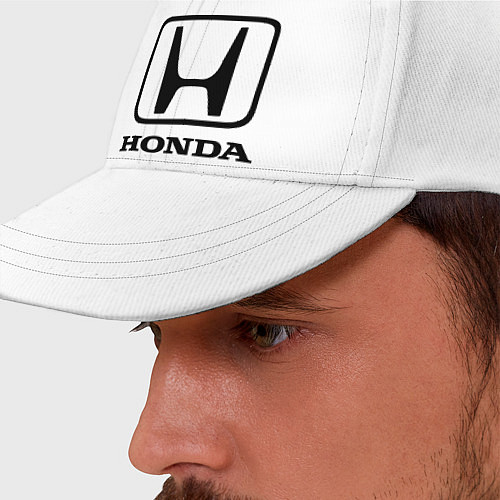 Бейсболка Honda logo / Белый – фото 2