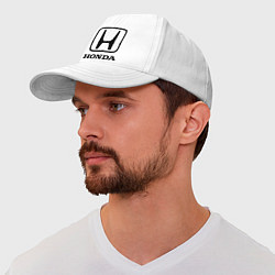 Бейсболка Honda logo, цвет: белый