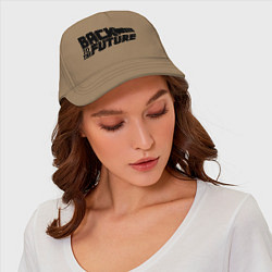 Бейсболка Back to the future, цвет: миндальный — фото 2