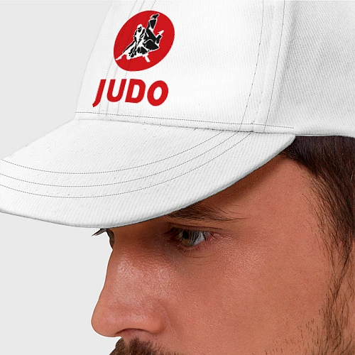Бейсболка Judo / Белый – фото 2