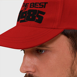Бейсболка The best of 1985, цвет: красный — фото 2