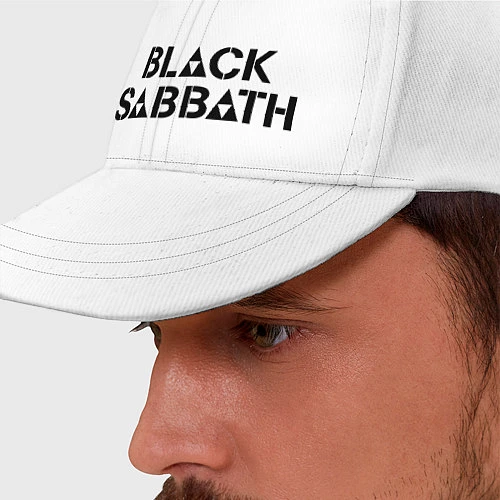 Бейсболка Black Sabbath / Белый – фото 2