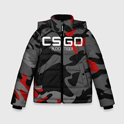 Куртка зимняя для мальчика CS:GO Blood Tiger, цвет: 3D-черный