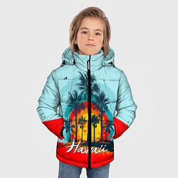 Куртка зимняя для мальчика HAWAII 6, цвет: 3D-черный — фото 2