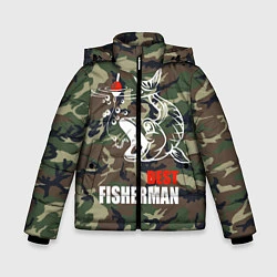 Куртка зимняя для мальчика Best fisherman, цвет: 3D-красный