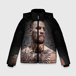 Куртка зимняя для мальчика Conor McGregor, цвет: 3D-черный