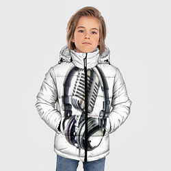 Куртка зимняя для мальчика Диджей, цвет: 3D-красный — фото 2