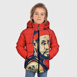 Куртка зимняя для мальчика LeBron James, цвет: 3D-красный — фото 2