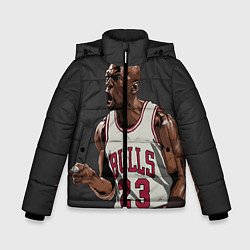 Куртка зимняя для мальчика Bulls 23: Jordan, цвет: 3D-светло-серый