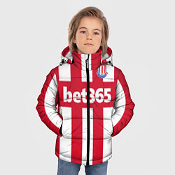 Куртка зимняя для мальчика Stoke City FC: Bet365, цвет: 3D-черный — фото 2