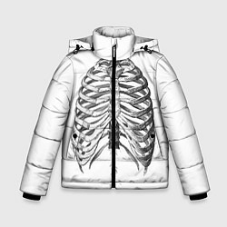 Куртка зимняя для мальчика Ребра, цвет: 3D-светло-серый