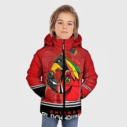 Куртка зимняя для мальчика Chicago Blackhawks, цвет: 3D-черный — фото 2