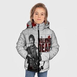 Куртка зимняя для мальчика Ходячий Дерил Диксон, цвет: 3D-светло-серый — фото 2