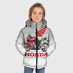 Куртка зимняя для мальчика Honda 2, цвет: 3D-черный — фото 2