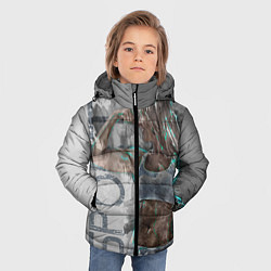 Куртка зимняя для мальчика Фитоняшка, цвет: 3D-черный — фото 2